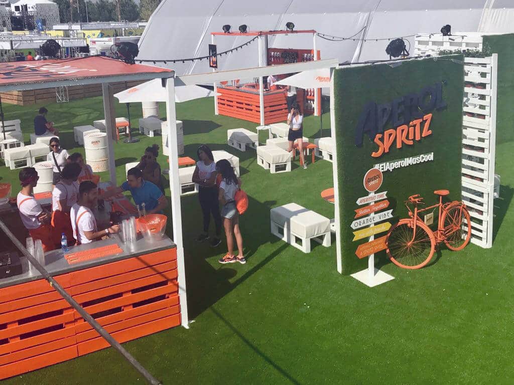 alzado 3d stand aperol mad cool 18