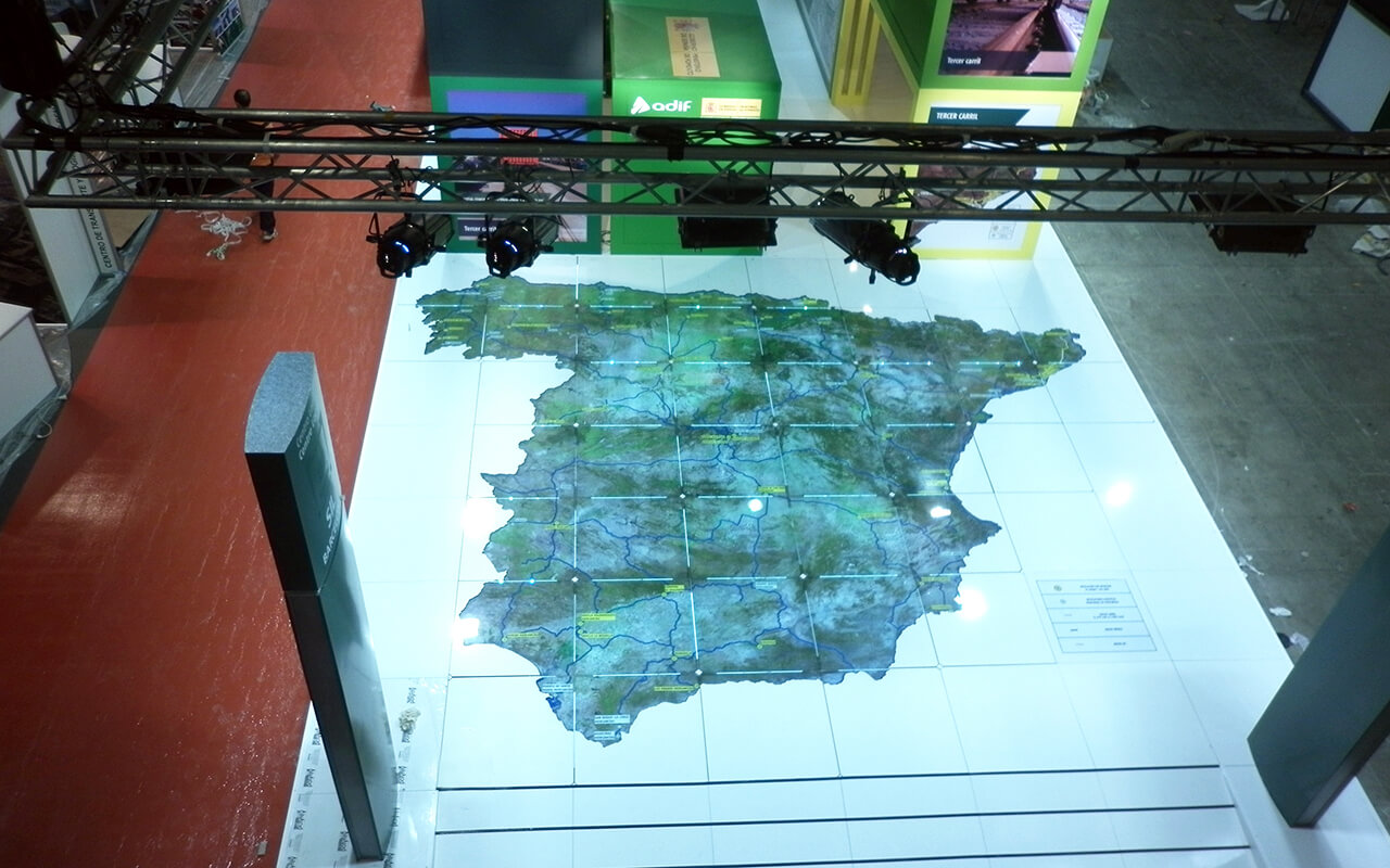 Stand Adif 11 Stand Adif vista map