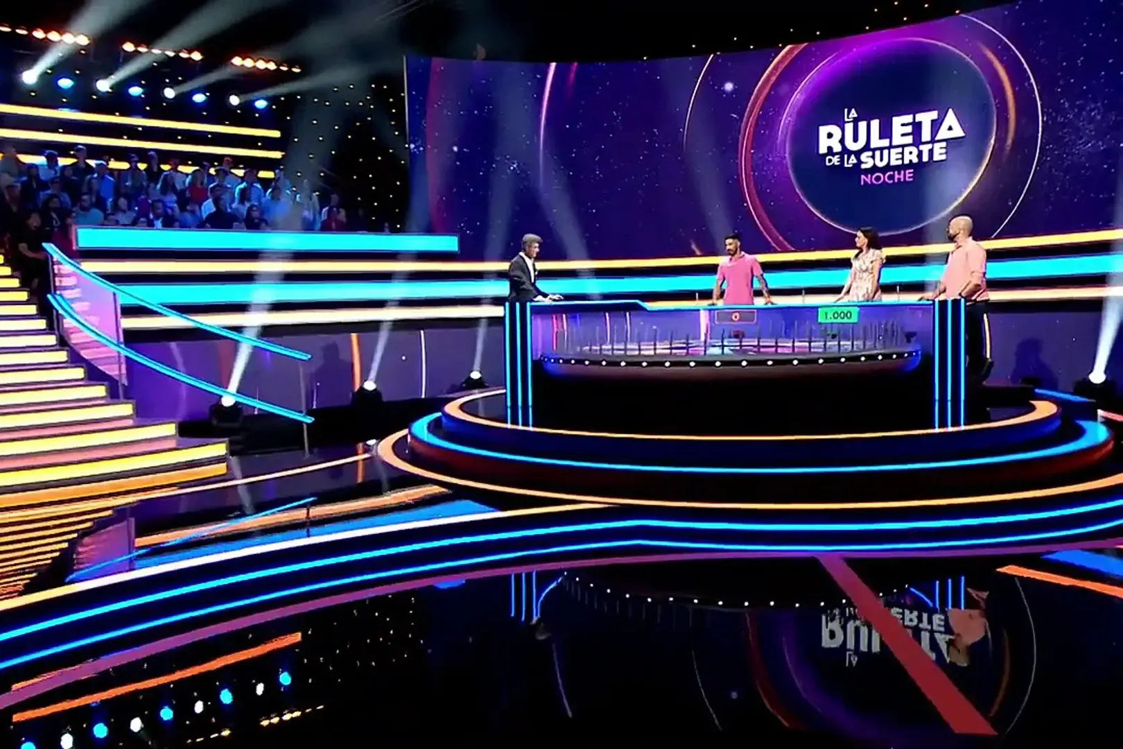 fabricación de decorados para antena 3 Money Time Escenografía para Televisión